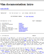 Vim Documentation, Reference Manual book cover