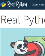 Real Python Tutorials: realpython.com book cover