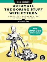 Automate the Boring Stuff with Python, 2nd Edition: Practical Programming for Total Beginners 2nd Edition book cover