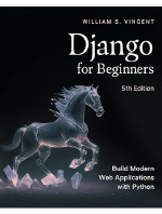 Django for Beginners 4.0: Build websites with Python & Django book cover